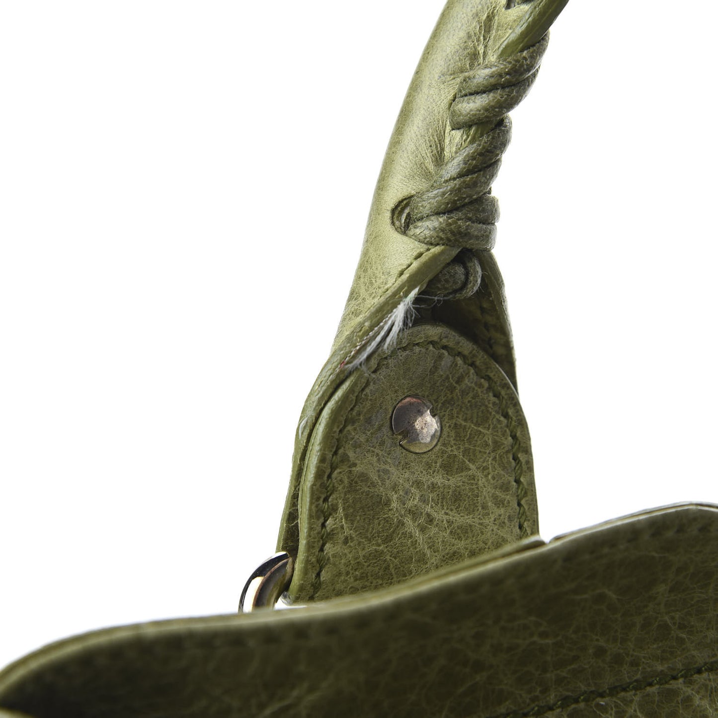 Agneau Giant 21 Silver Hardware City Light Olive