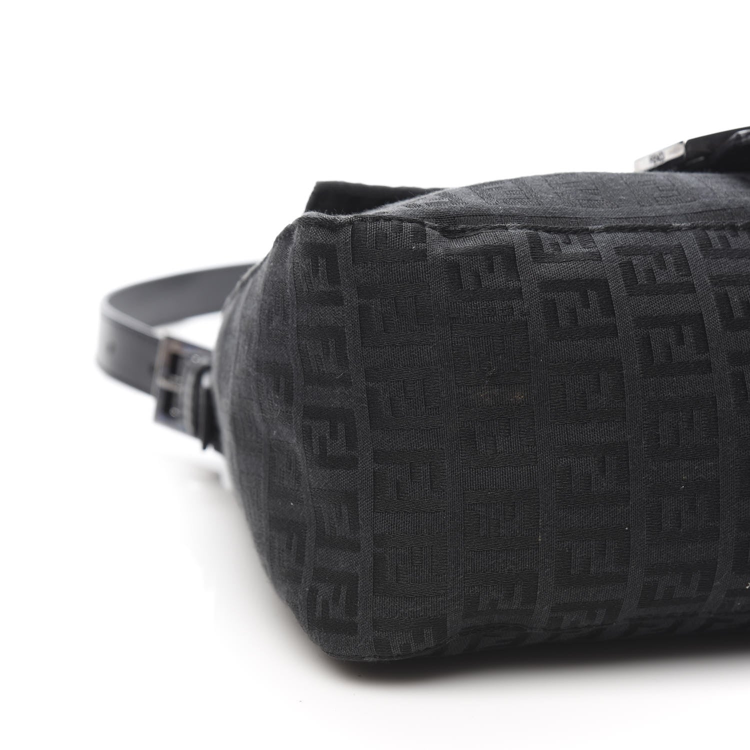 Fendi Zucchino Mama Baguette Black 7 of 9