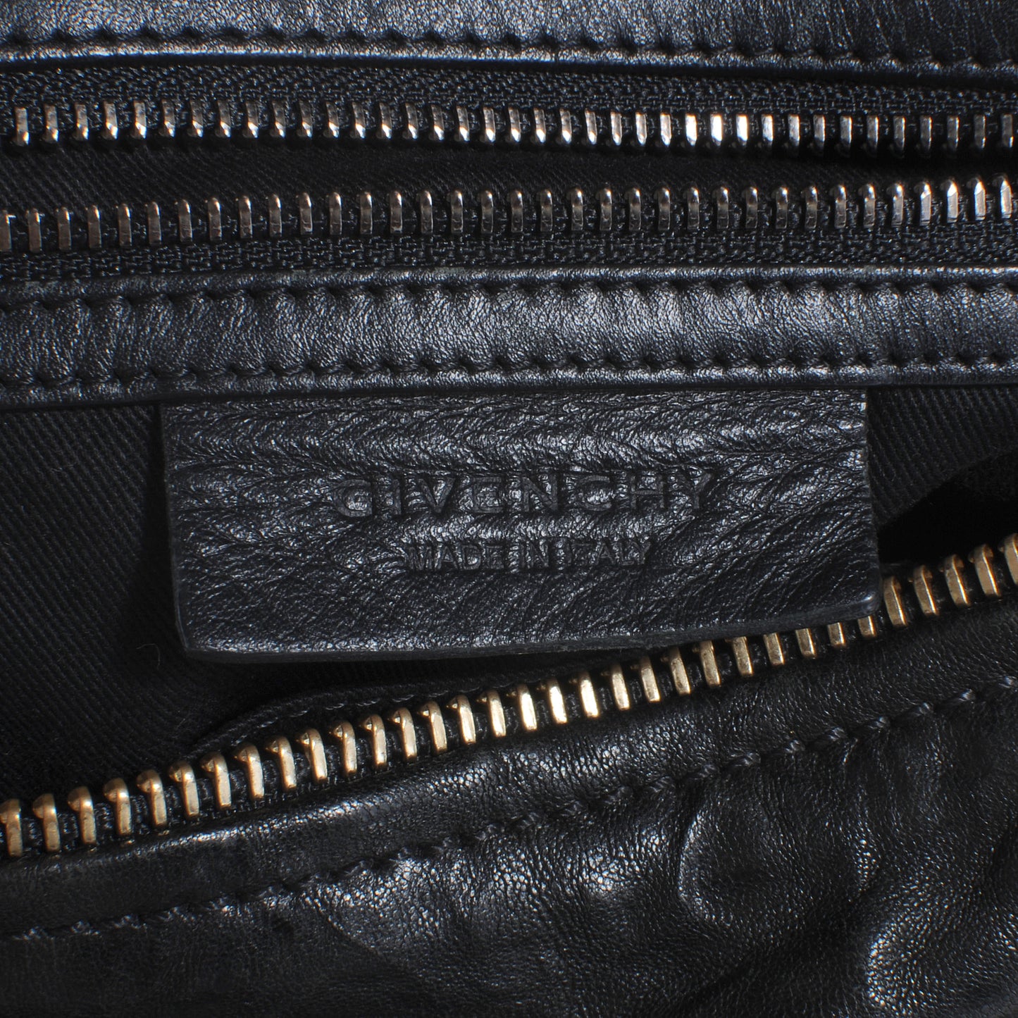 Tumbled Sheepskin Medium Pandora Bag Black