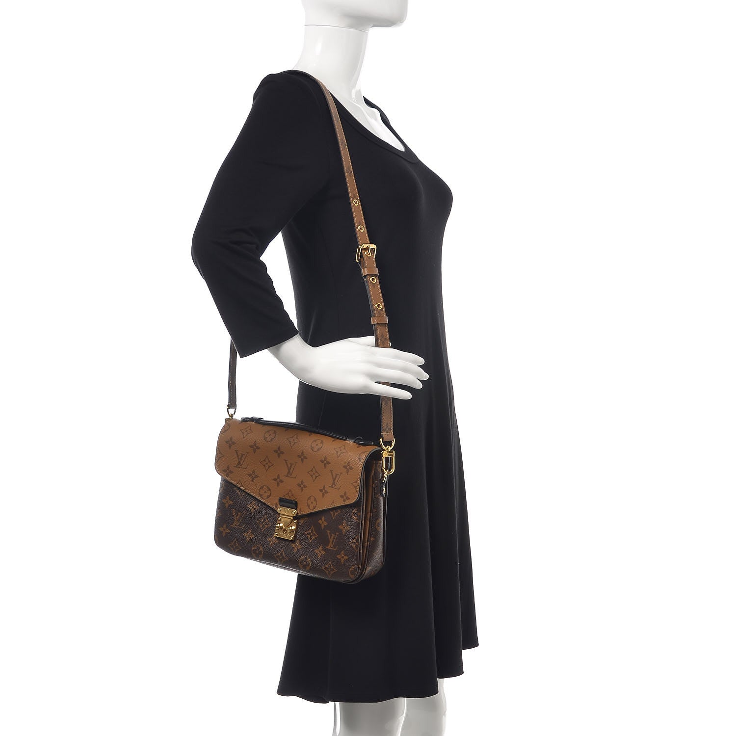 Louis Vuitton Reverse Monogram Pochette Metis 2 of 8