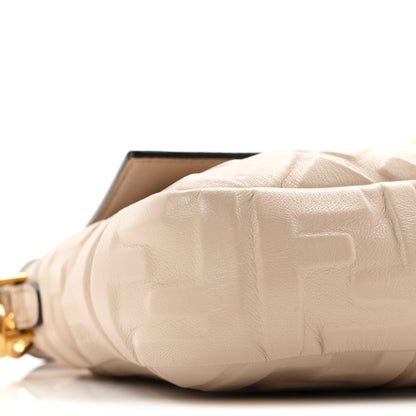 Fendi Nappa FF 1974 Embossed Baguette Camelia 9 of 10