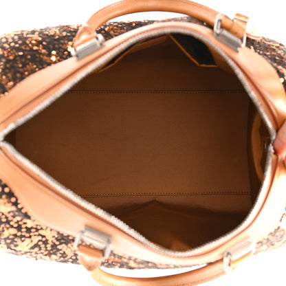 Louis Vuitton Sequin Monogram Sunshine Express Speedy Gold 4 of 9