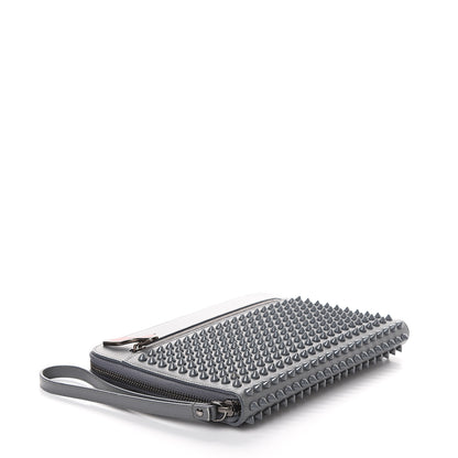 Christian Louboutin Calfskin Chris Spiked iPad Mini Case Grey 3 of 6