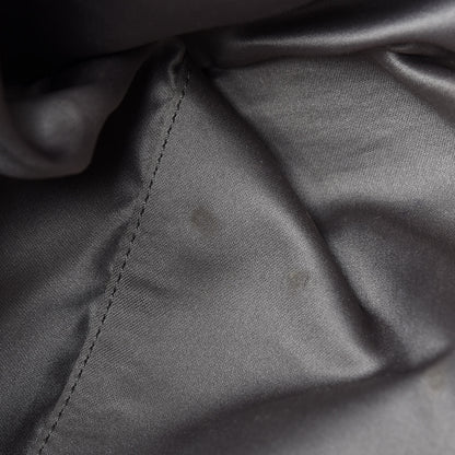 Chanel Vinyl Graphic Edge Accordion Flap Bag Silver 9 of 9