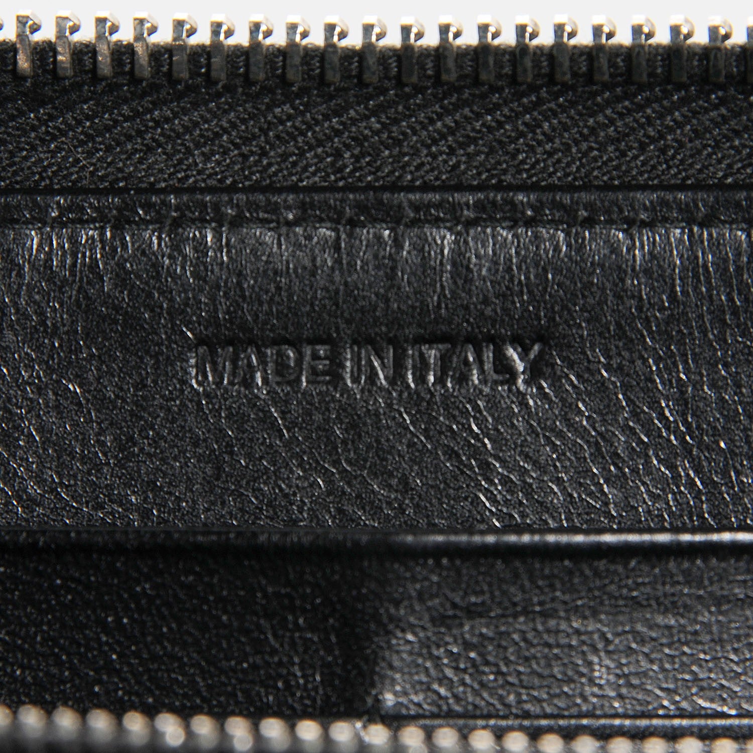 Prada Spazzolato Studded Zip Around Wallet Black 7 of 8