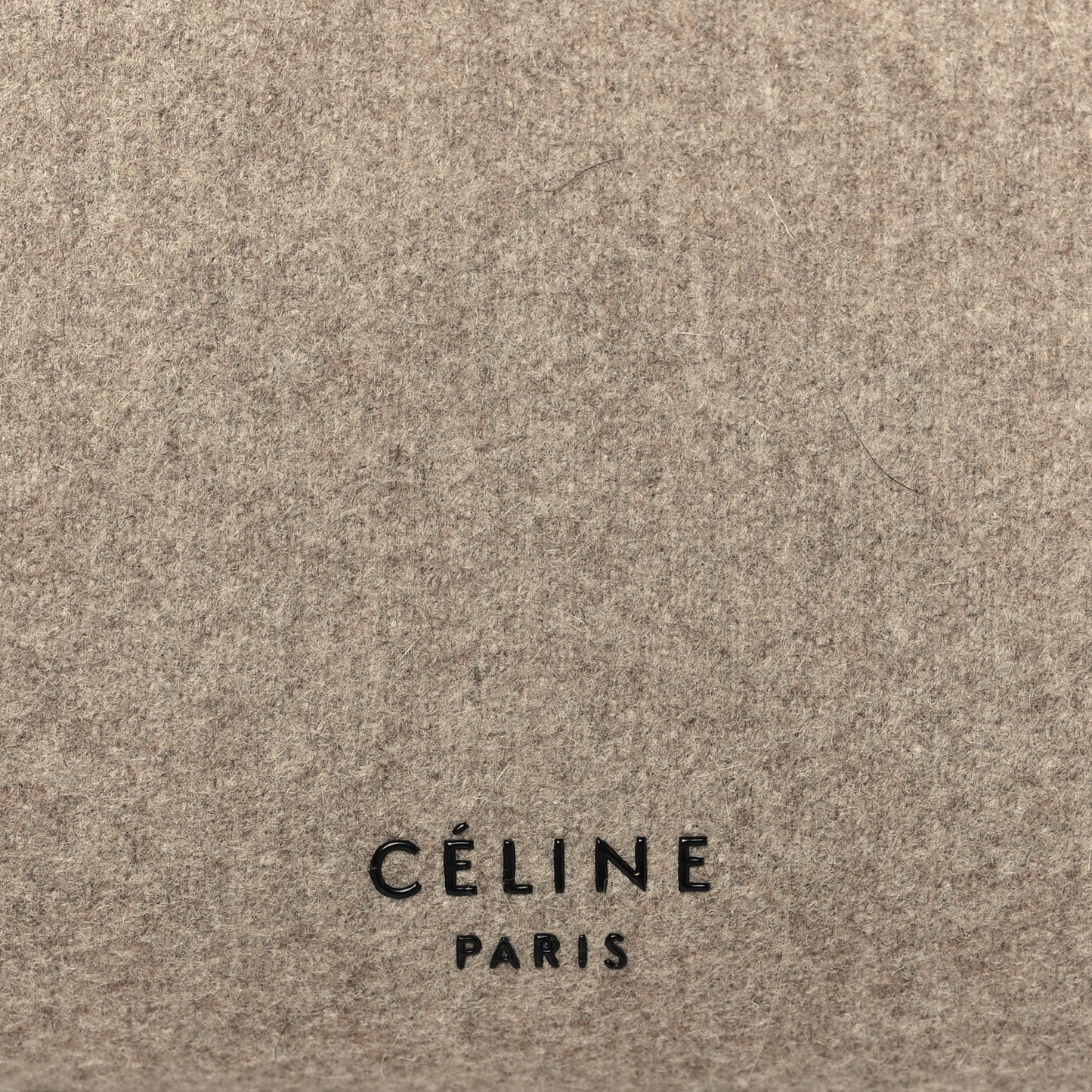 Felt Smooth Calfskin Mini Belt Bag Beige