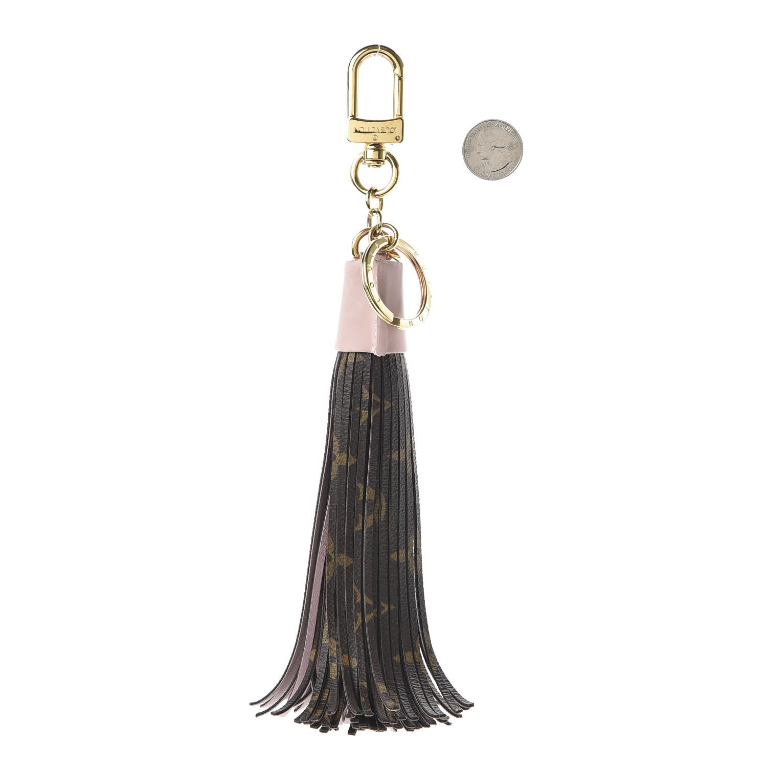 Louis Vuitton Monogram Tassel Bag Charm Pink 2 of 3