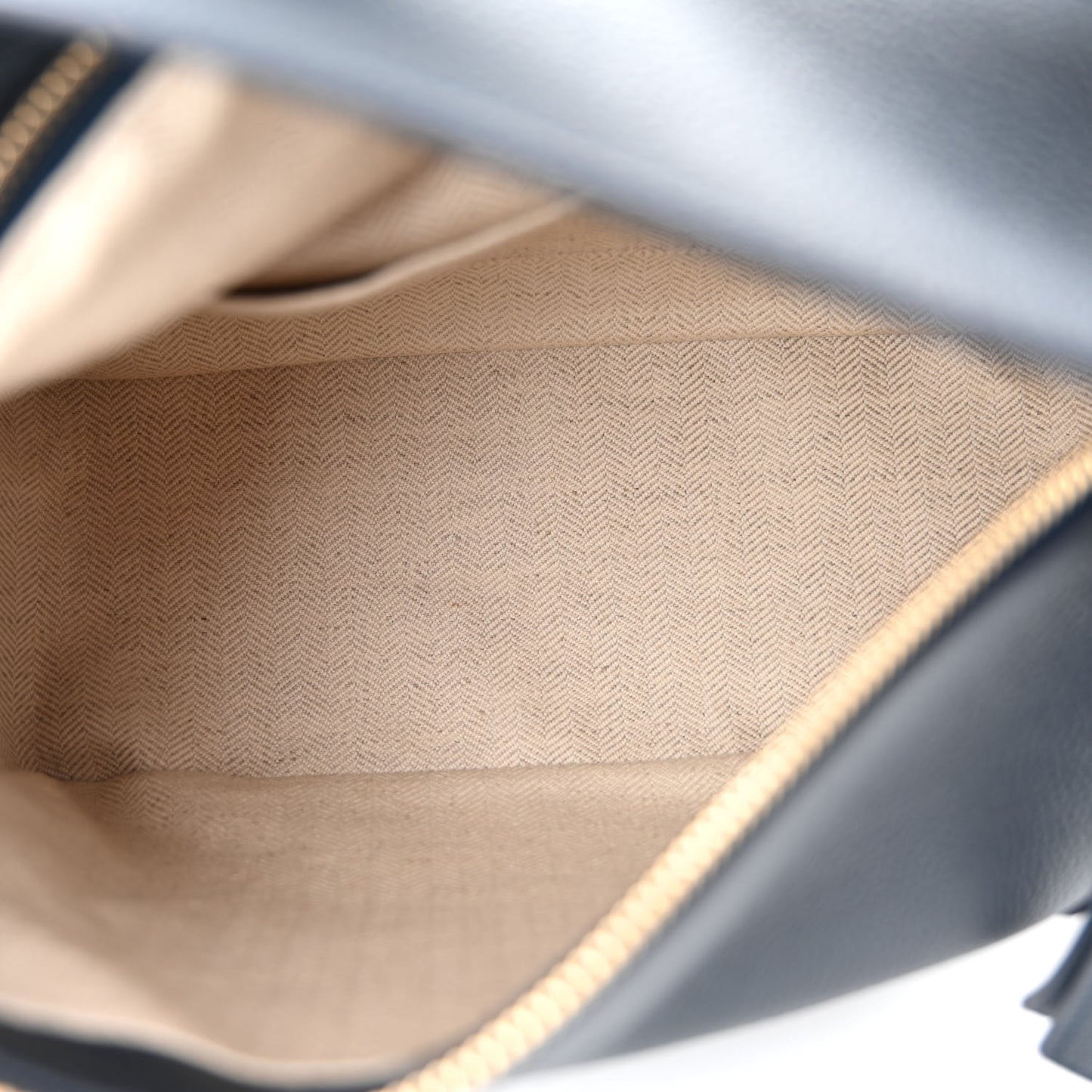 Soft Grained Calfskin Small Puzzle Edge Bag Navy