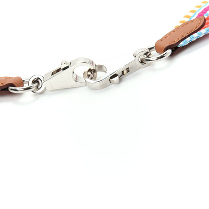 Hermes Toile Swift 25mm Sangle Cavale Shoulder Strap Magnolia Cappucine 3 of 5