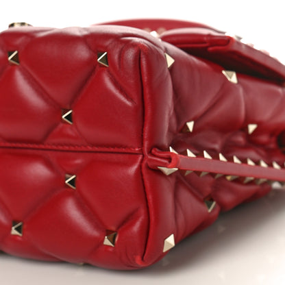 Valentino Garavani Nappa Medium Candystud Top Handle Bag Rosso Valentino 8 of 10