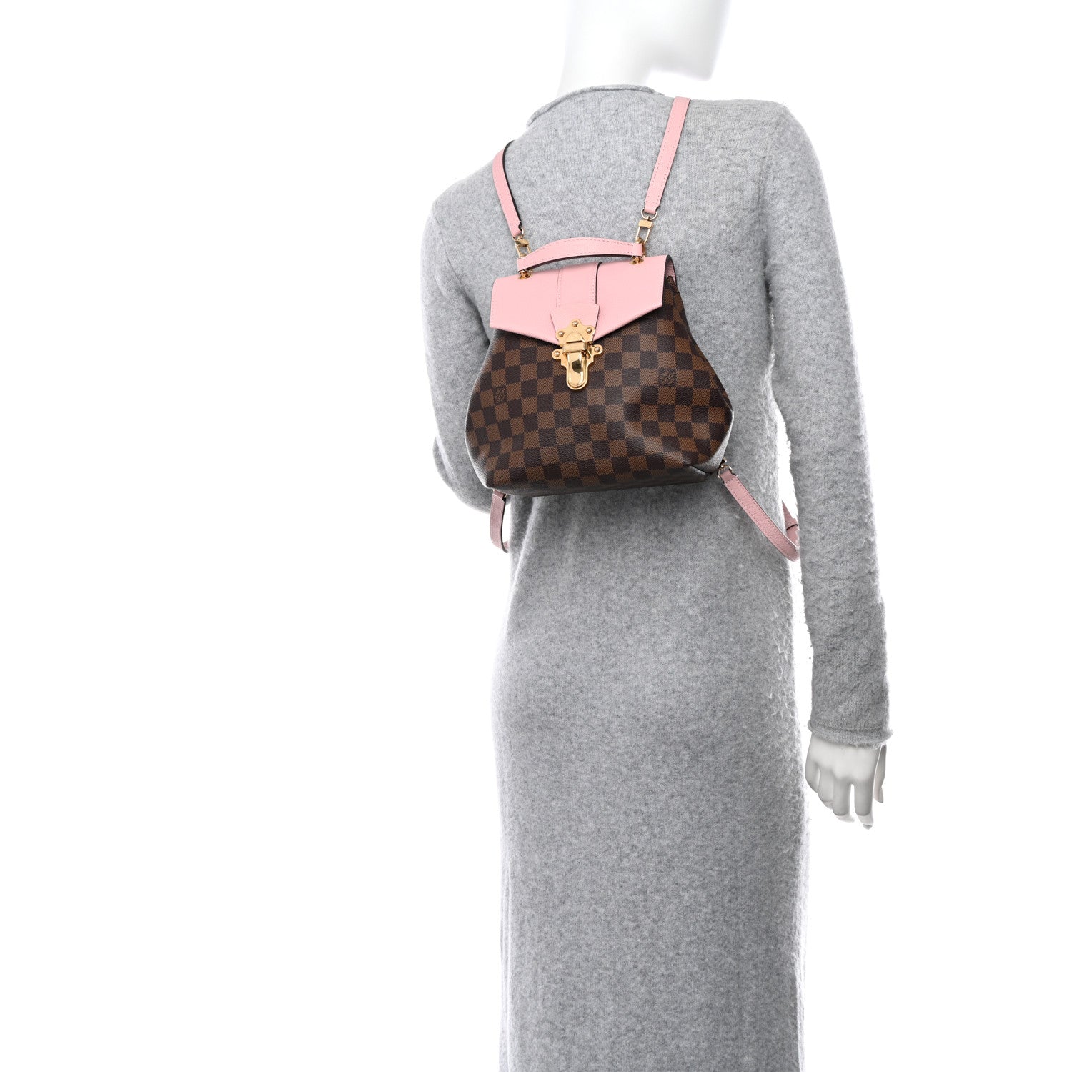 Louis Vuitton Damier Ebene Clapton Backpack Magnolia 2 of 10