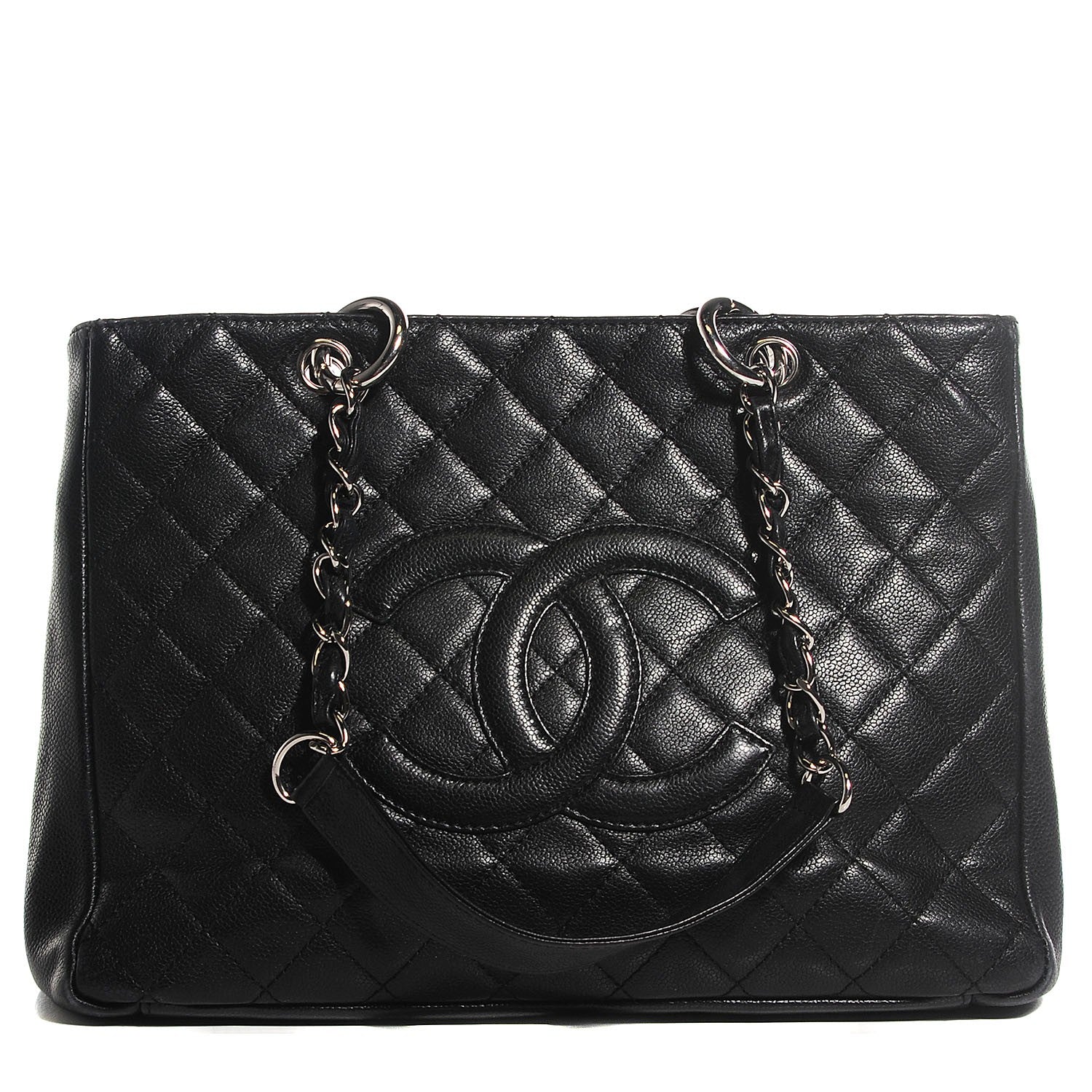 Chanel Caviar Quilted Grand Shopping Tote GST Black 1 of 7
