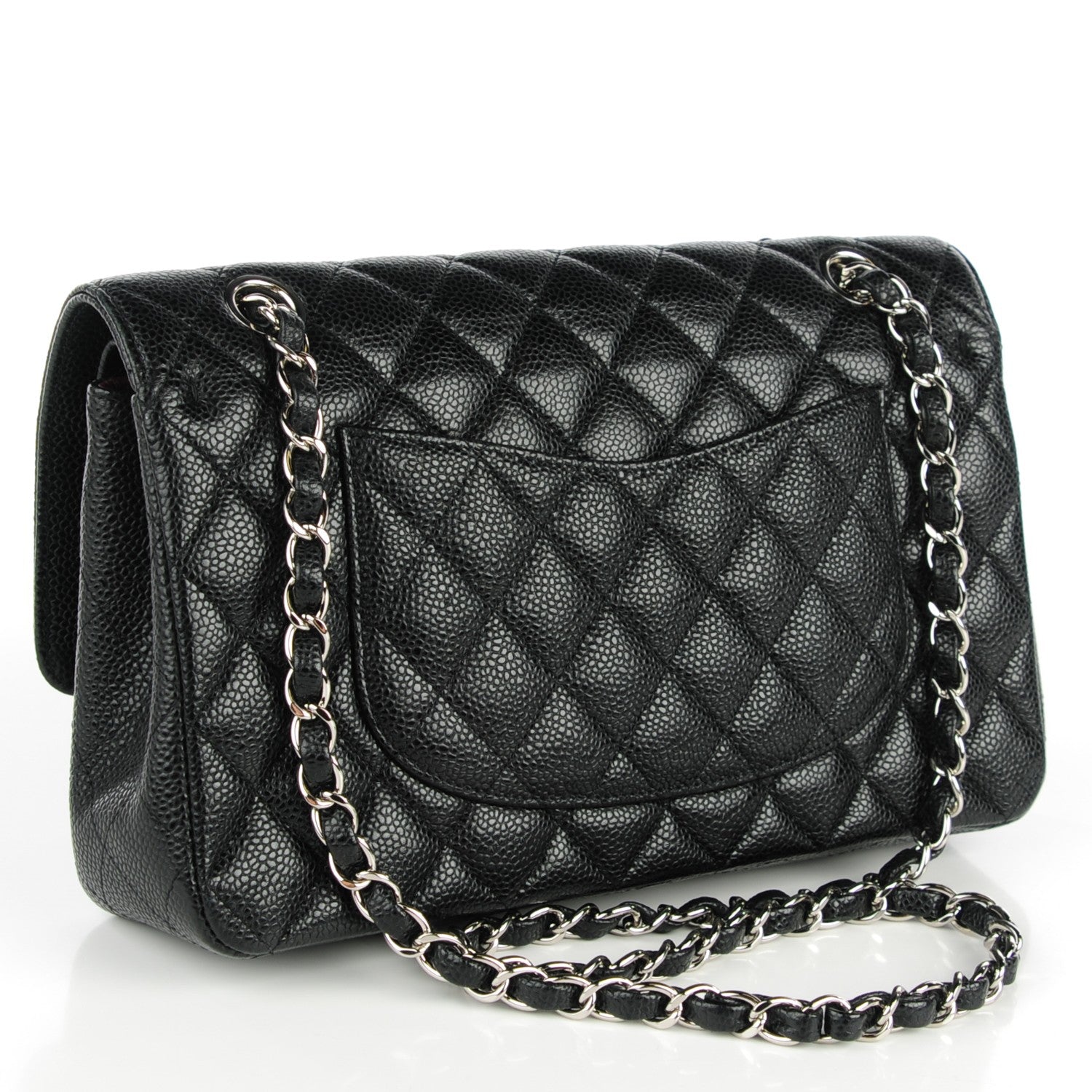 Chanel Caviar Quilted Medium Double Flap Black 3 of 8