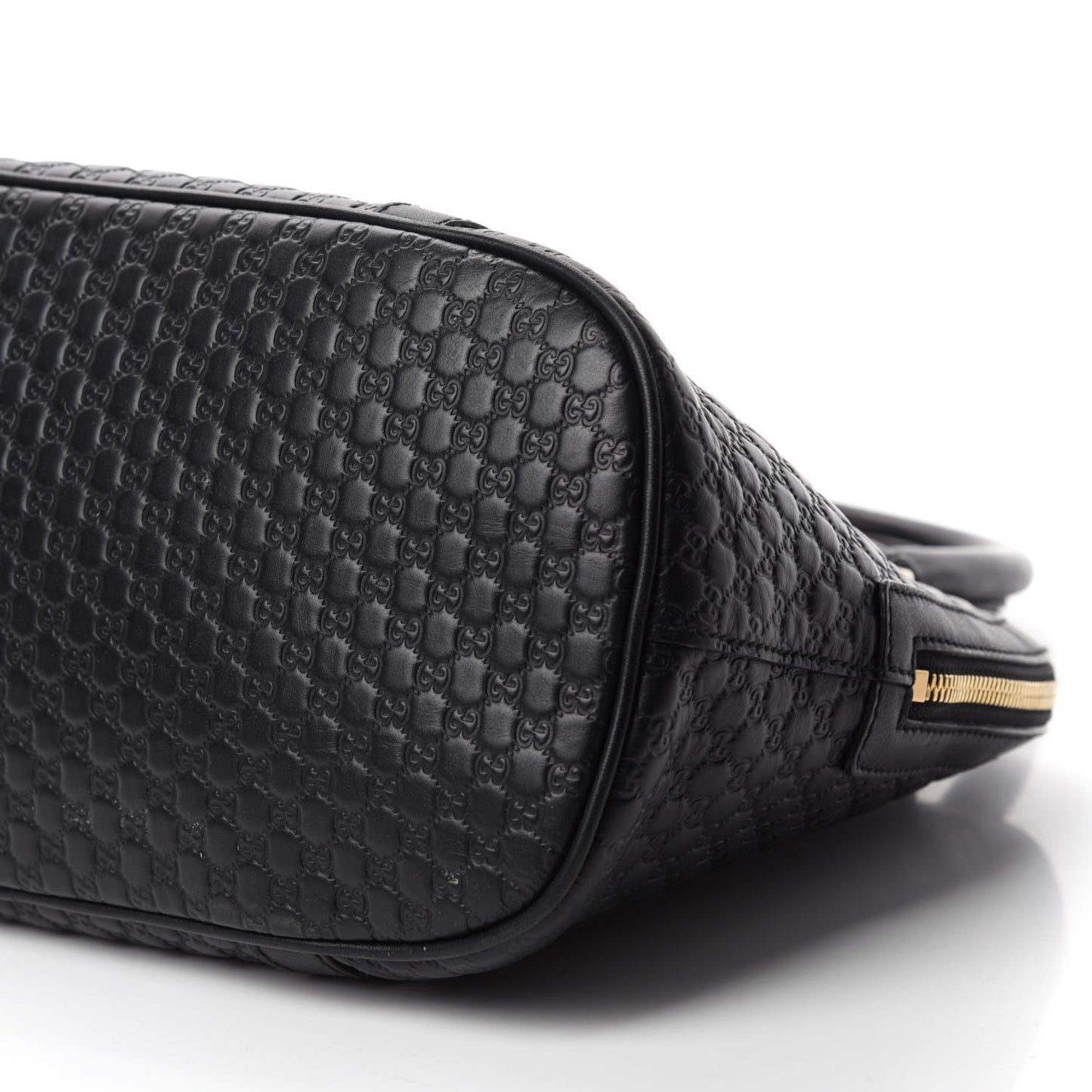 Microguccissima Medium Dome Bag Black