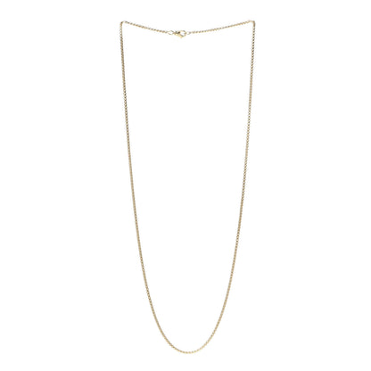 David Yurman 18K Yellow Gold 1.7mm Box Chain Necklace 22" 3 of 4