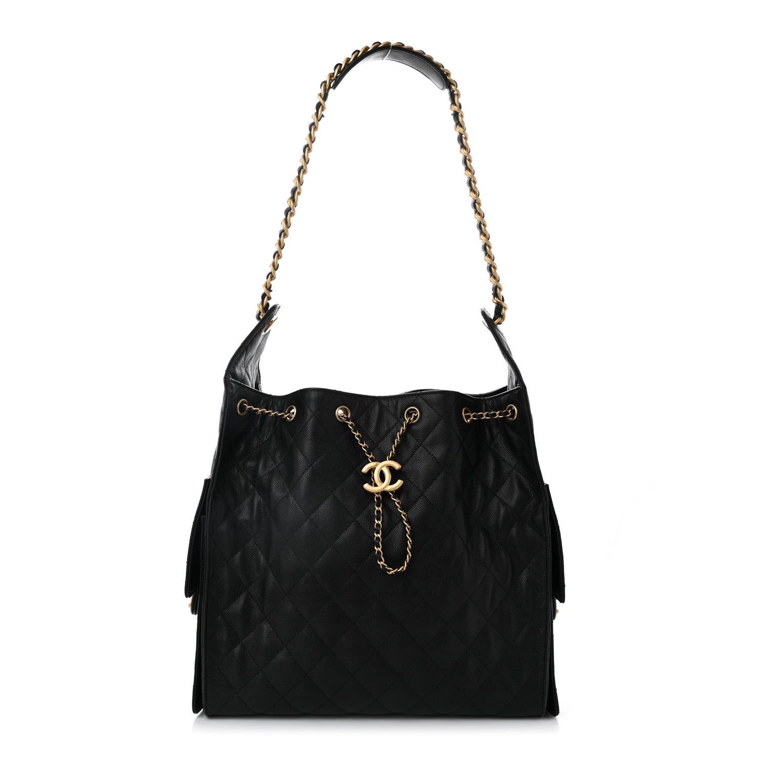 Chanel Caviar Quilted Medium Chanel 25 Handbag Black 1 of 11