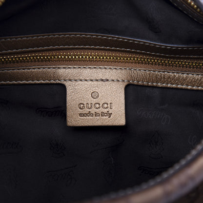 Gucci Metallic Guccissima Large GG Twins Hobo Bronze 6 of 10