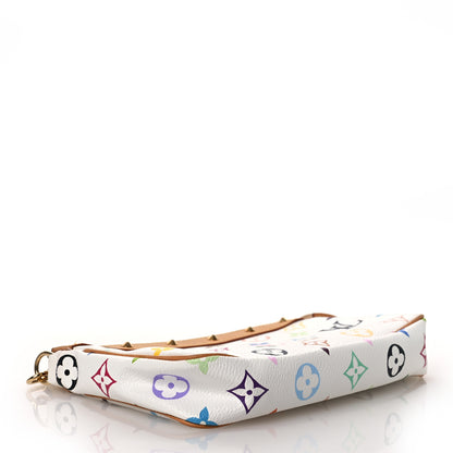Louis Vuitton Monogram Multicolor Pochette Accessories White 4 of 11