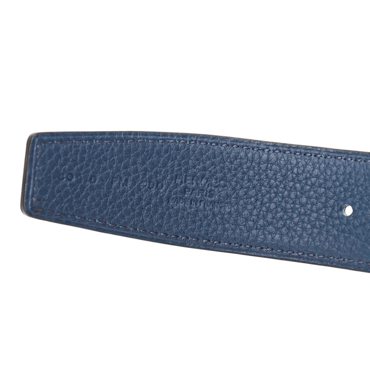 Box Togo 32mm Matte H Belt 80 Black Bleu De Prusse