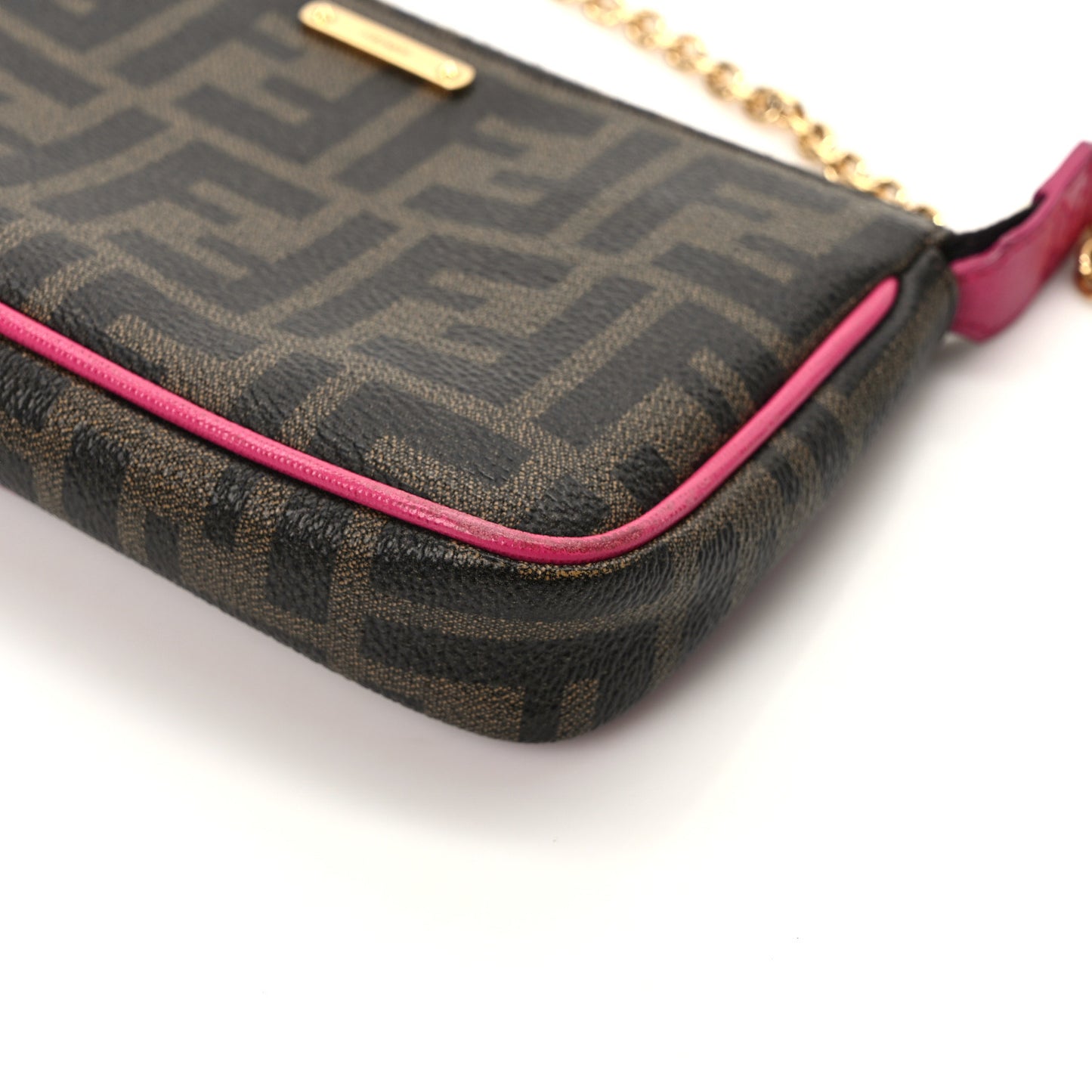 Zucca Spalmati Vitello Elite Pochette Tobacco Ciclamino