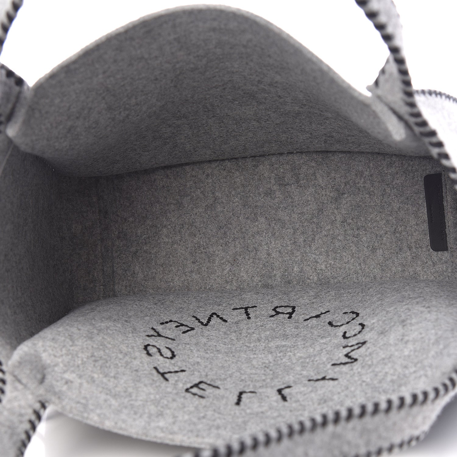 Stella McCartney Eco Felt East West Tote Smoke Slate 8 of 12