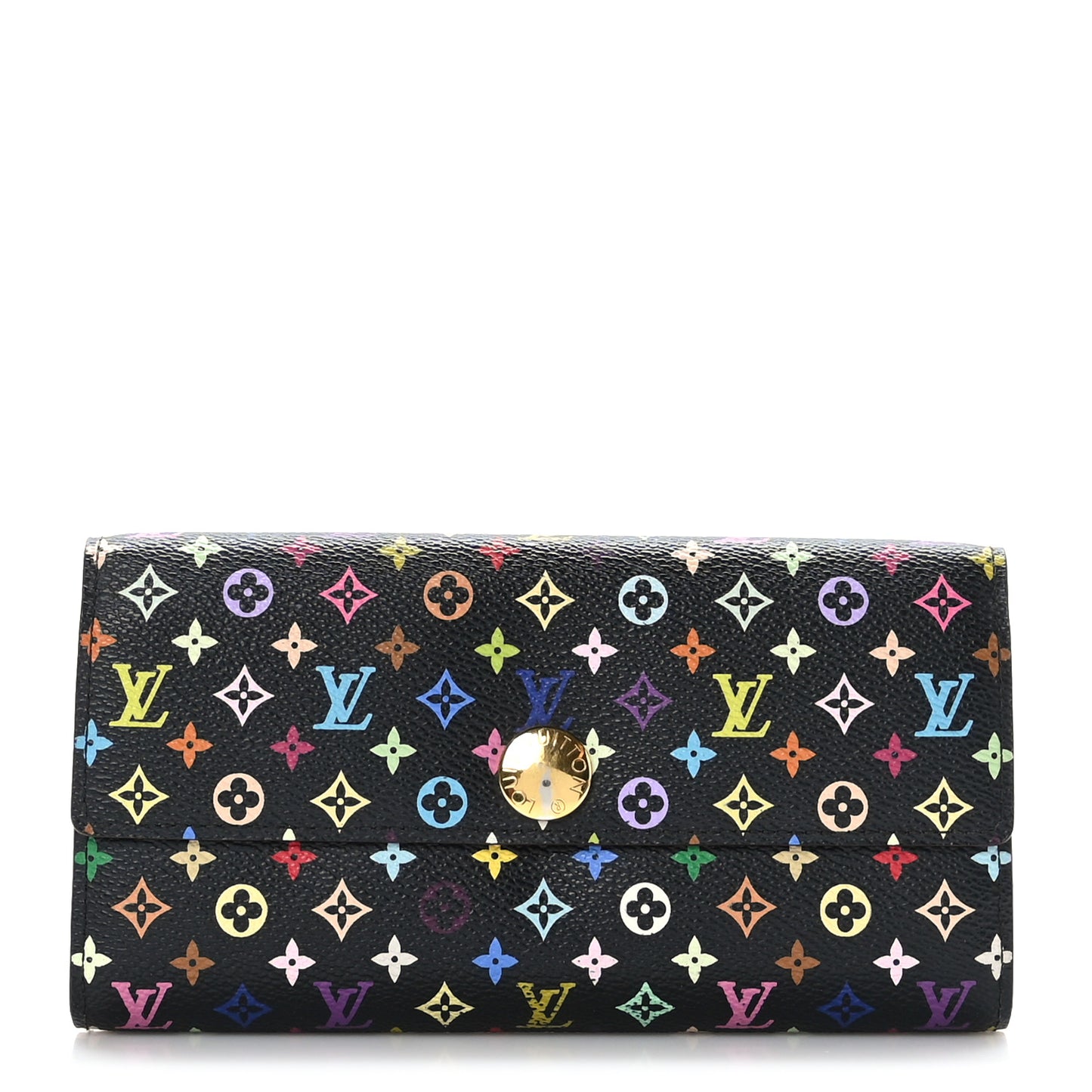 Monogram Multicolor Sarah Wallet Black Grenade