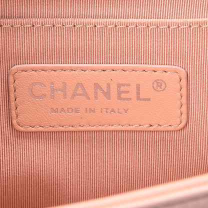 Chanel Calfskin Quilted Medium Boy Flap Light Pink 7 of 8