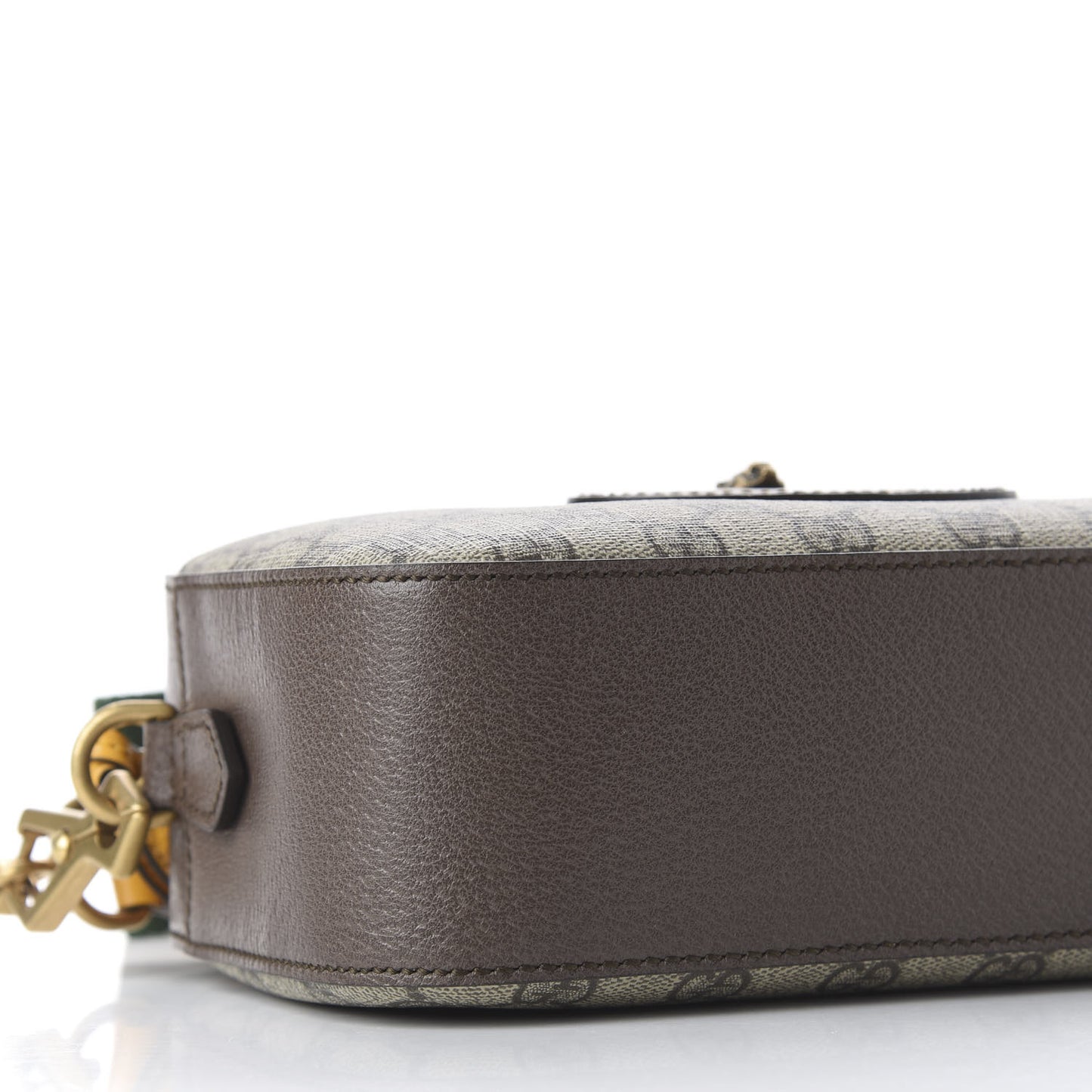 GG Supreme Monogram Web Neo Vintage Shoulder Bag Beige New Acero Crop