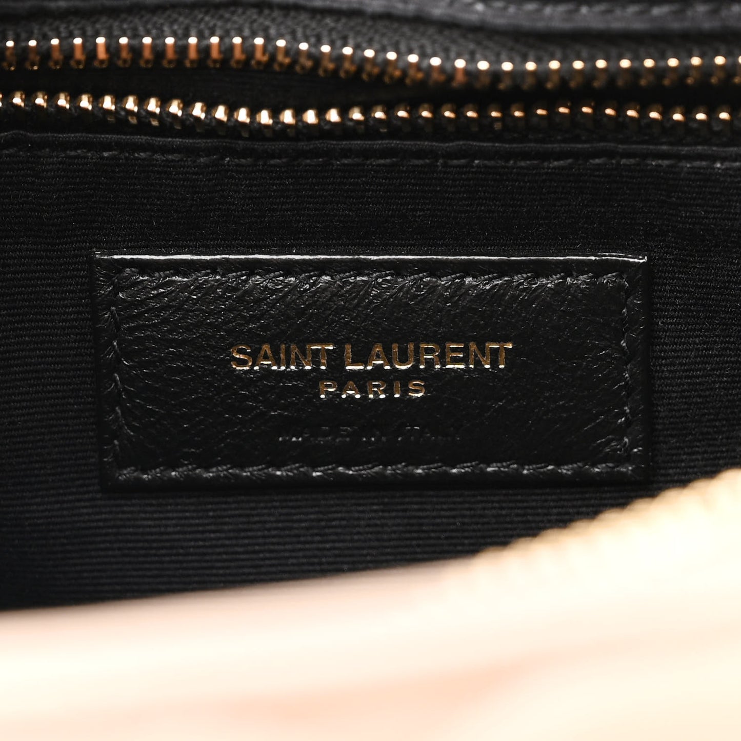 Calfskin Y Quilted Monogram Medium Loulou Chain Satchel Dark Beige