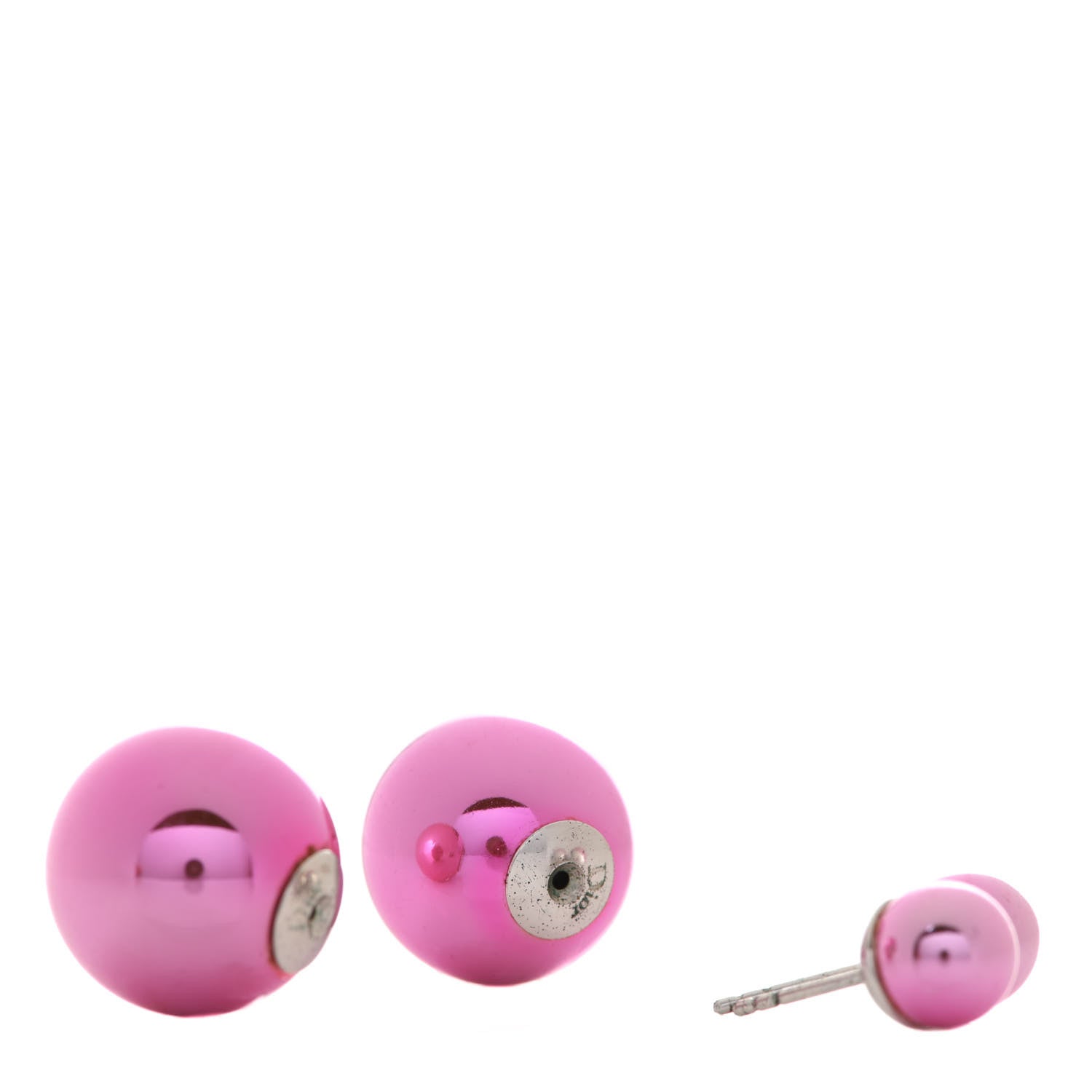 Christian Dior Pearl Mise En Dior Tribal Earrings Pink 3 of 5