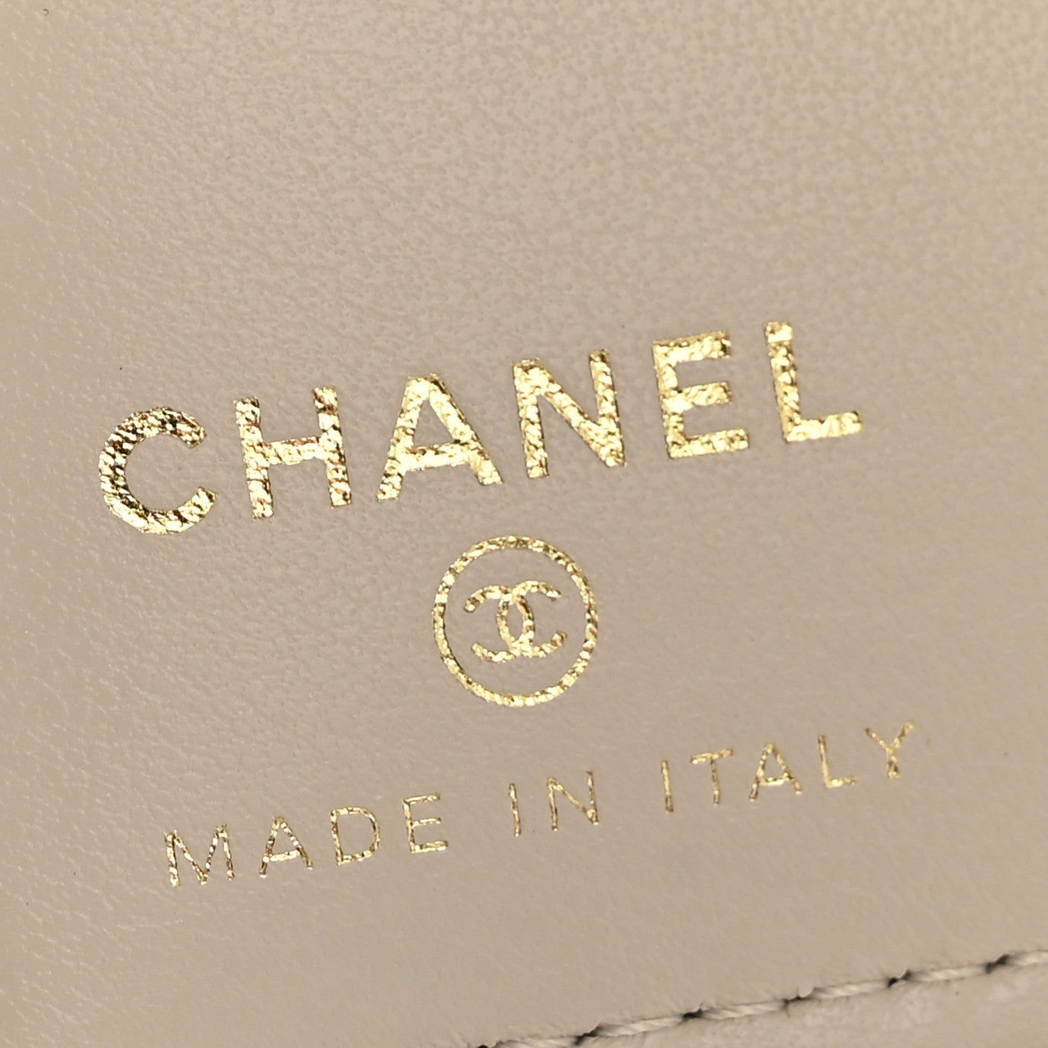 Chanel Caviar Quilted Passport Holder Light Grey 6 of 8