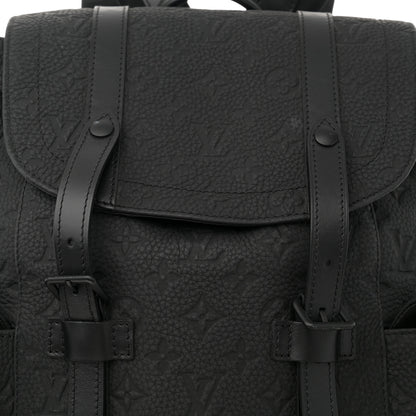 Louis Vuitton Taurillon Monogram Christopher MM Backpack Black 7 of 11
