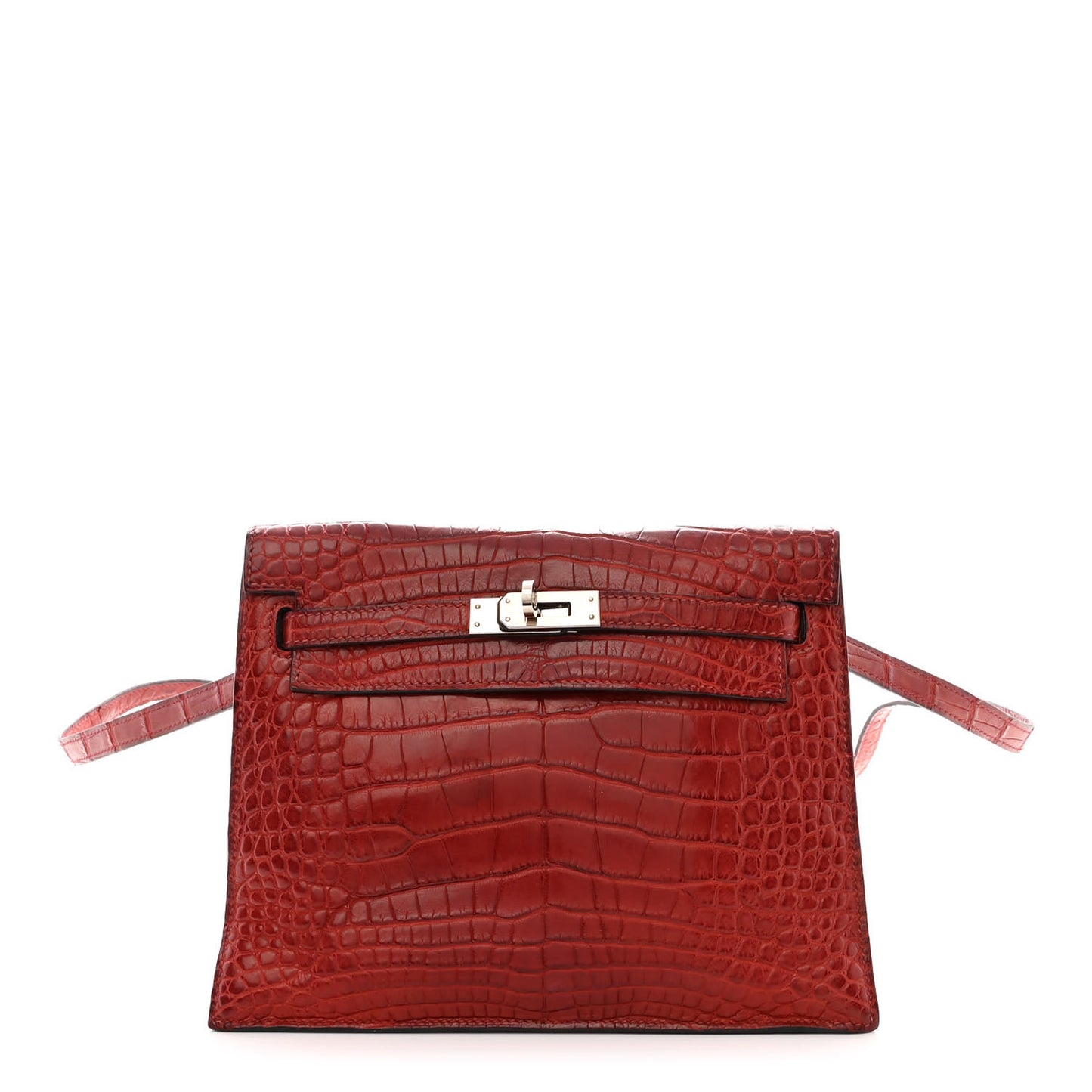 Matte Alligator Kelly Danse Belt Bag Braise