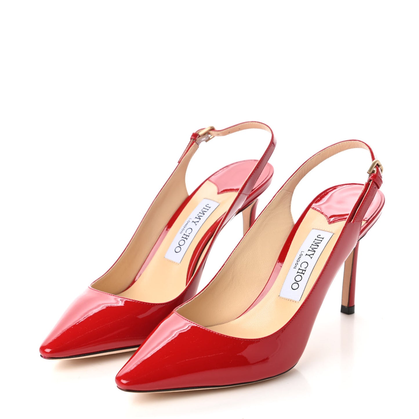 Patent Erin 85 Slingback Pumps 38 Red