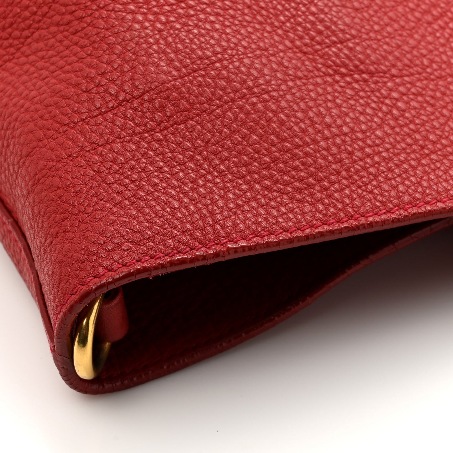 Vitello Daino Shopping Tote Fuoco