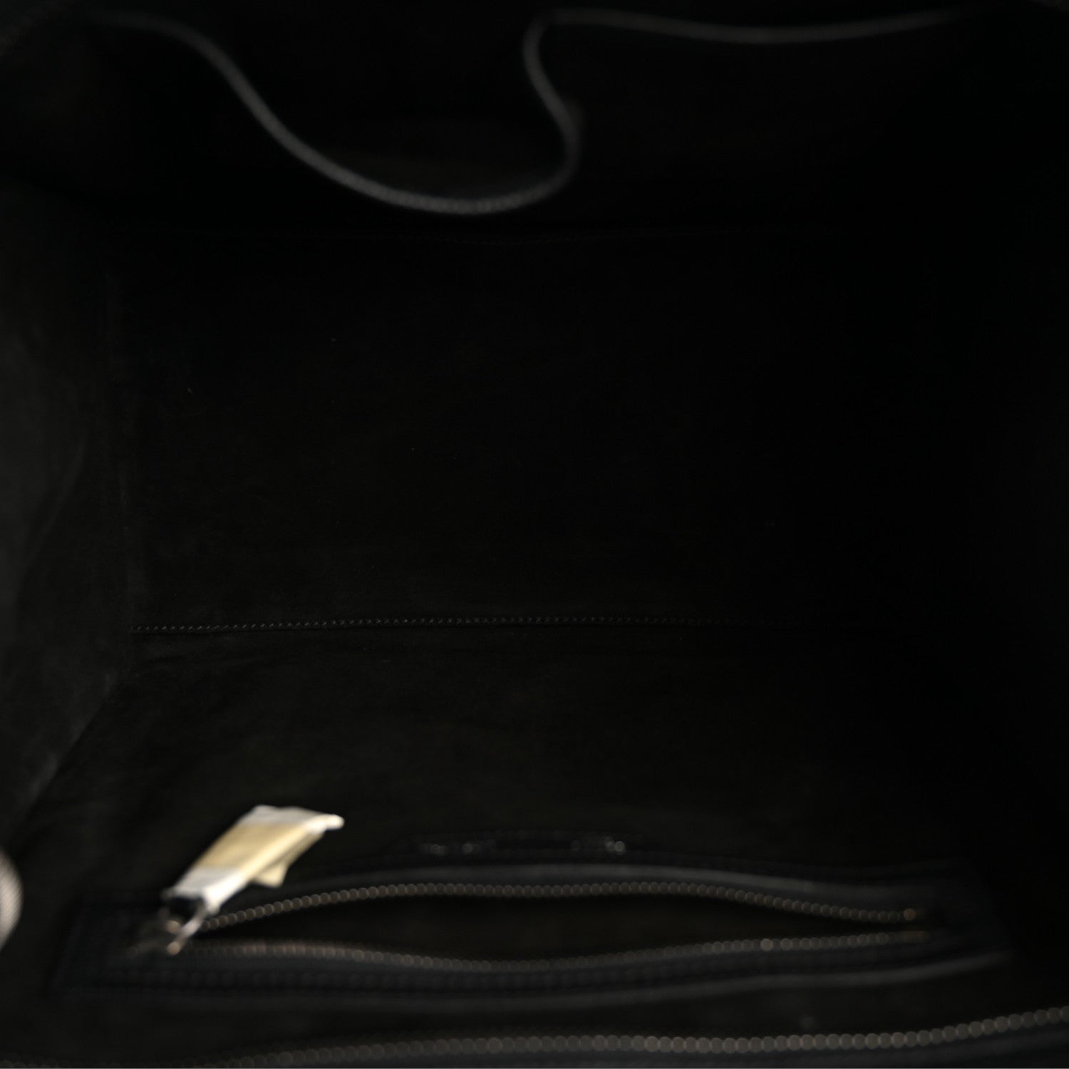 Celine Drummed Calfskin Mini Luggage Black 5 of 12