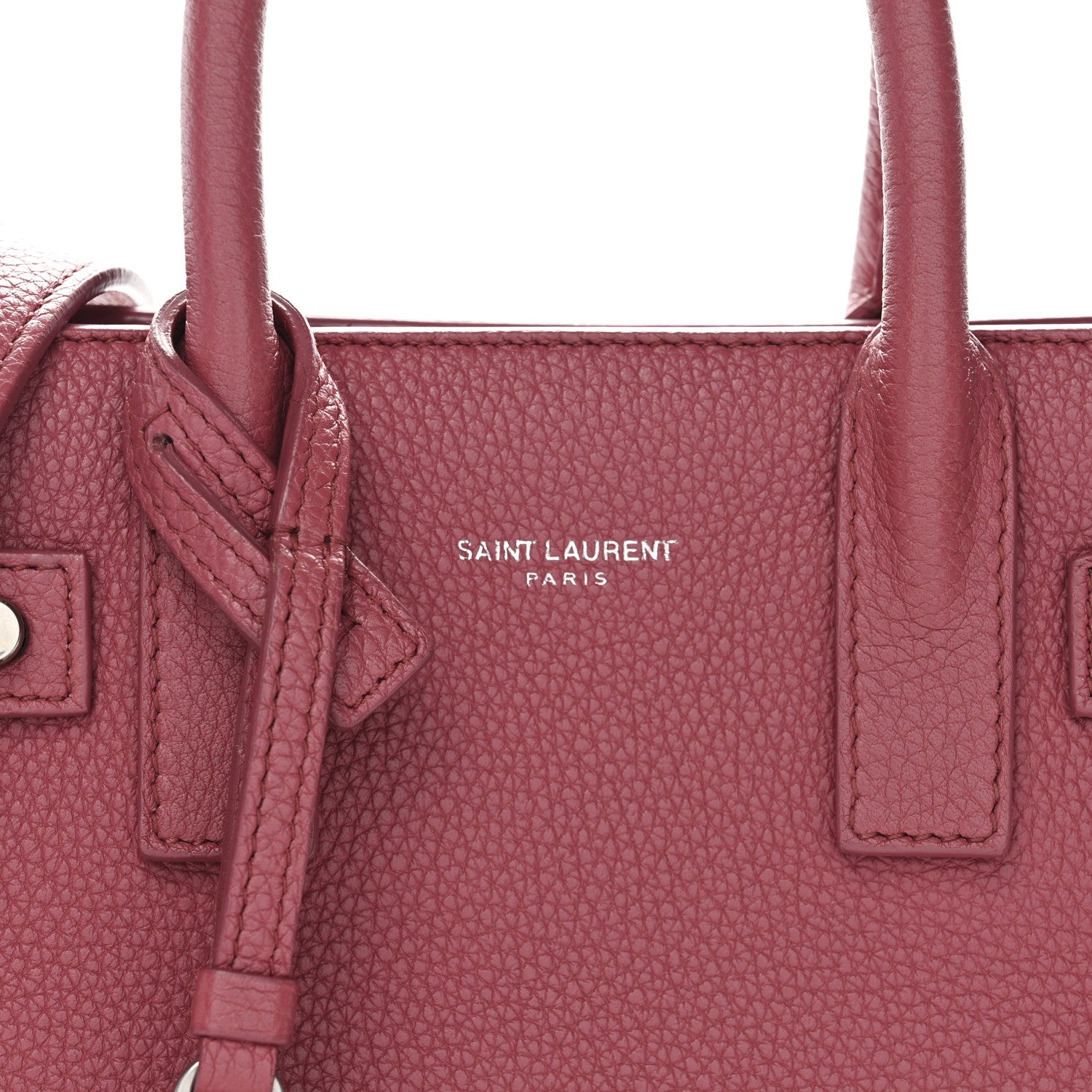 Saint Laurent Grained Calfskin Nano Sac De Jour Souple Mystic Rose 8 of 13