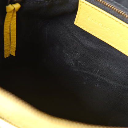 Balenciaga Agneau Classic Hardware Flat Handle Clutch Curry 10 of 10