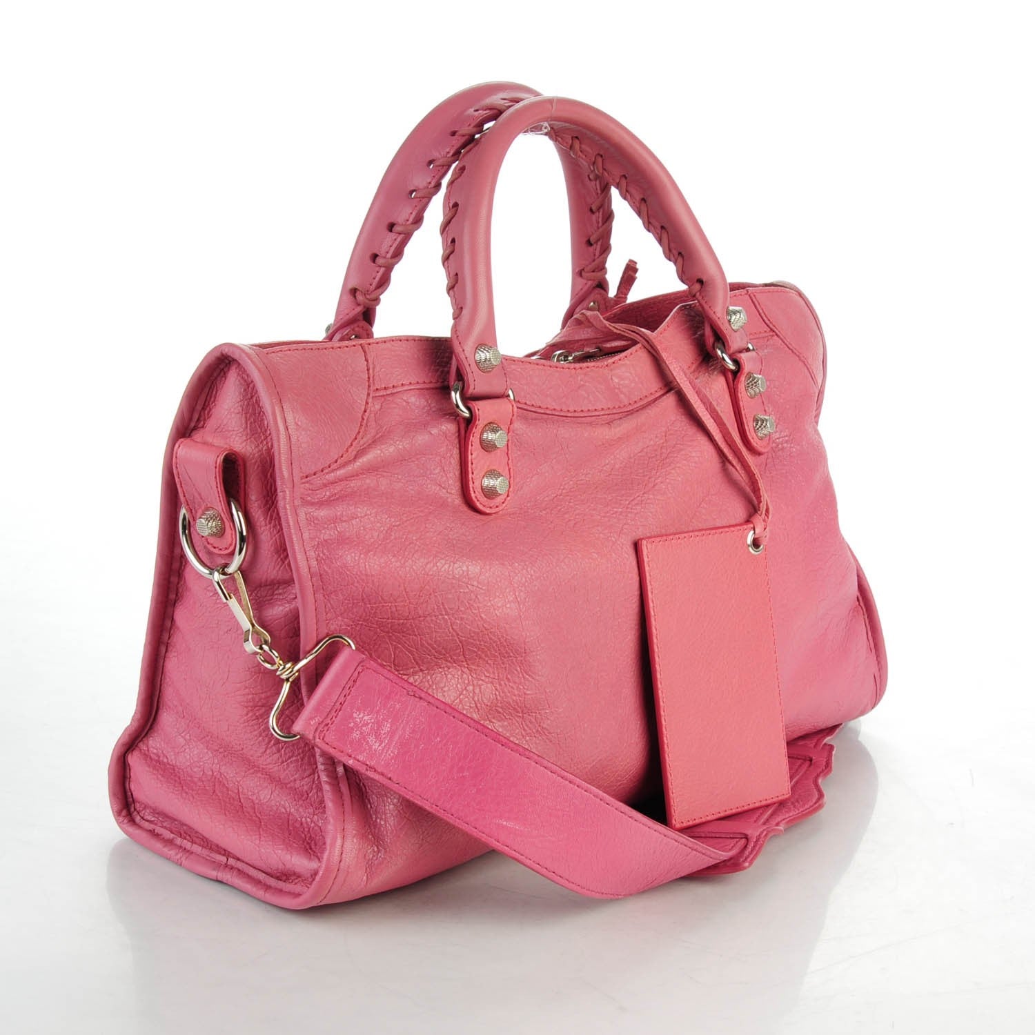 Balenciaga Agneau Giant 12 Silver Hardware City Rose Bombon Raspberry 3 of 7
