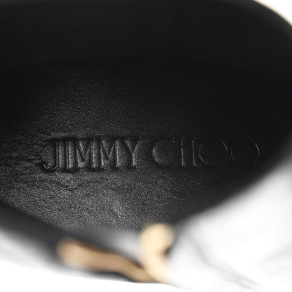 Jimmy Choo Calfskin Jun Ankle Boots 37 Black 7 of 8