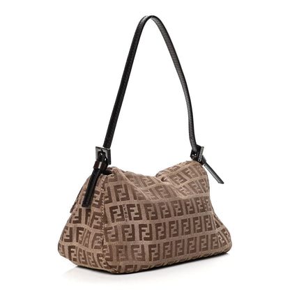 Fendi Zucchino Mini Mama Baguette Tobacco 3 of 6