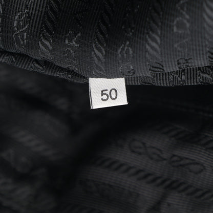 Prada Nappa Gaufre Messenger Tote Black 7 of 18