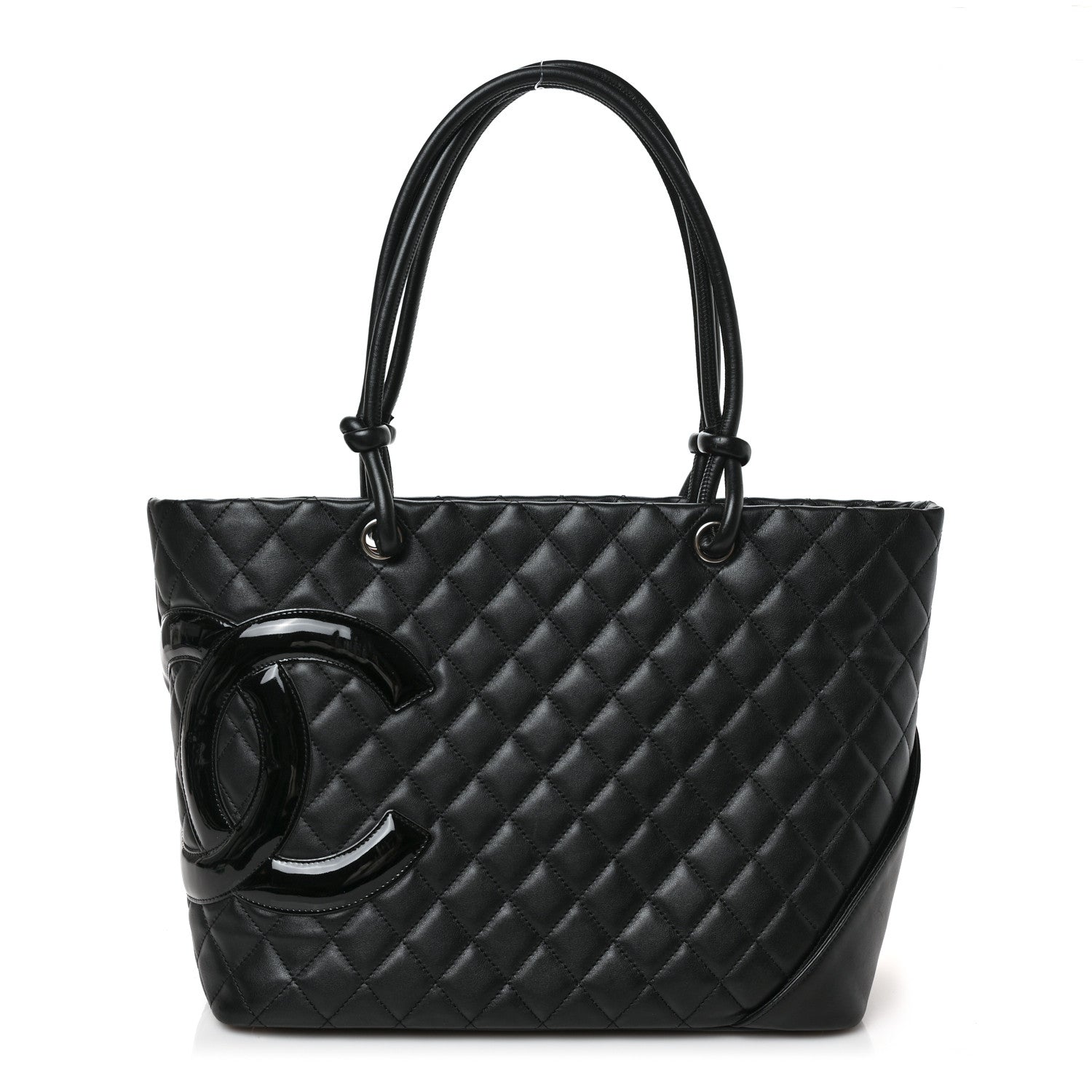Chanel Calfskin Quilted Large Cambon Tote Black 1 of 9