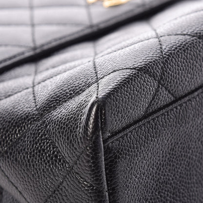 Chanel Caviar Quilted Jumbo Kelly Flap Black 9 of 20