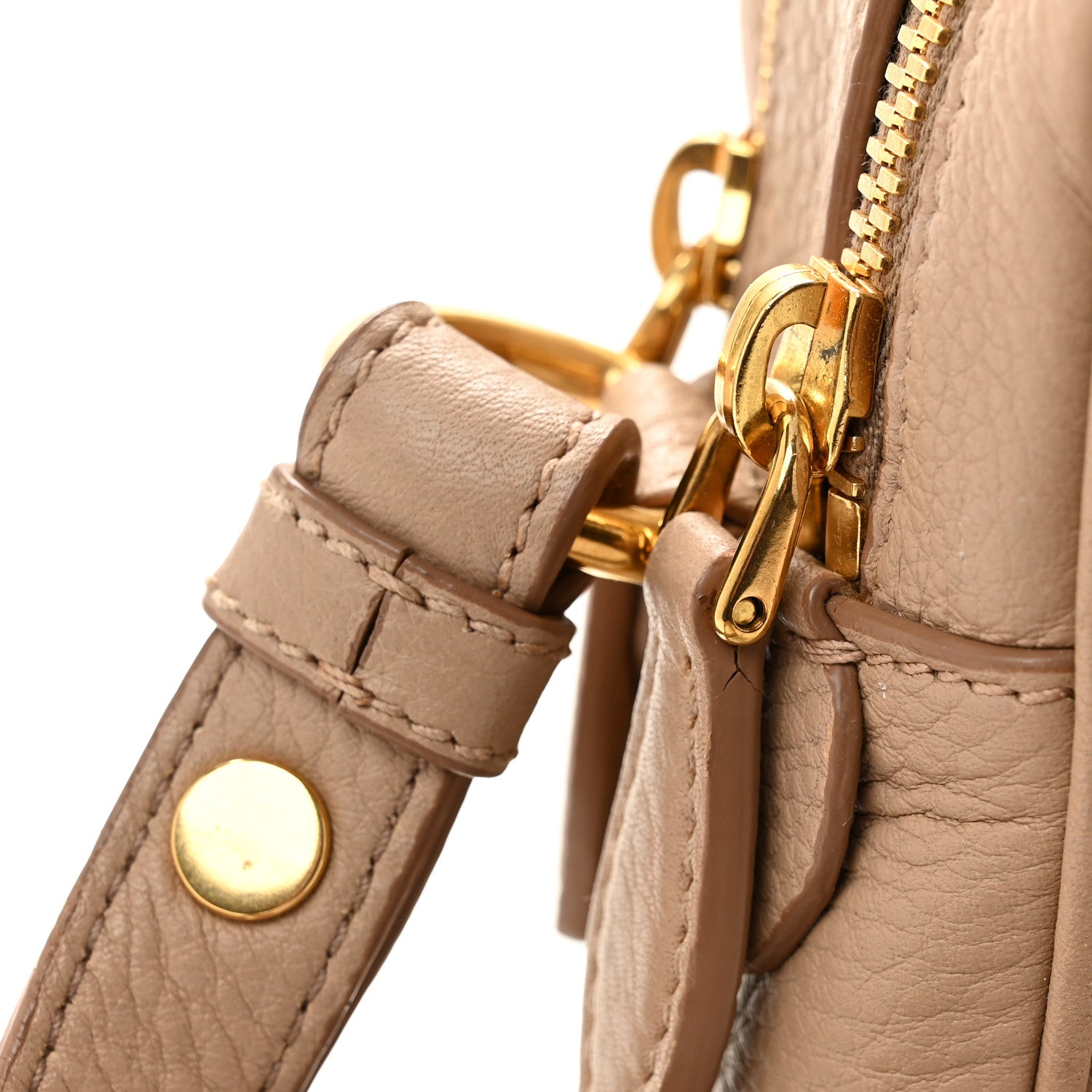 Prada Vitello Phenix Camera Bag Cammeo 13 of 15