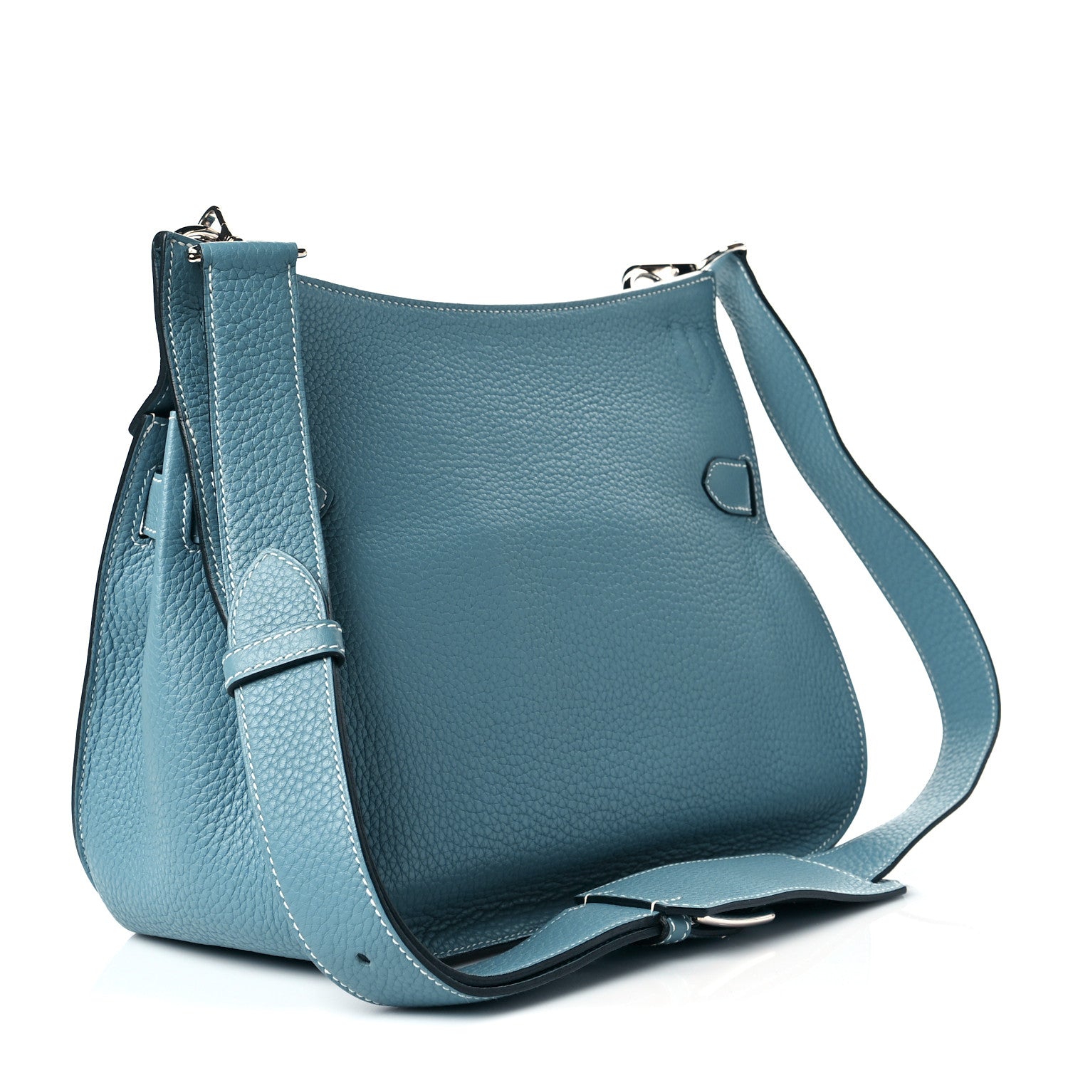 Hermes Taurillon Clemence Jypsiere 31 Blue Jean 2 of 10
