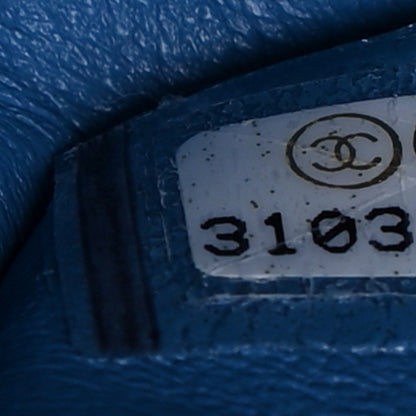 Chanel Caviar Quilted Small Double Flap Blue 7 of 10