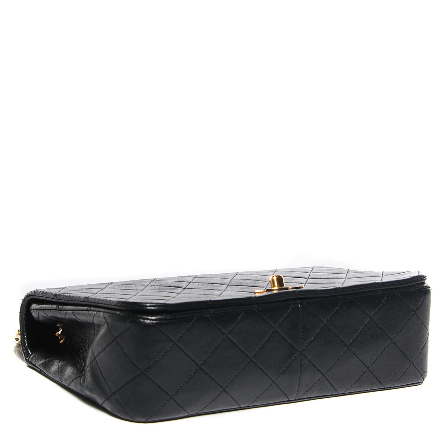 Chanel Lambskin Quilted Small Single Flap Black 4 of 10