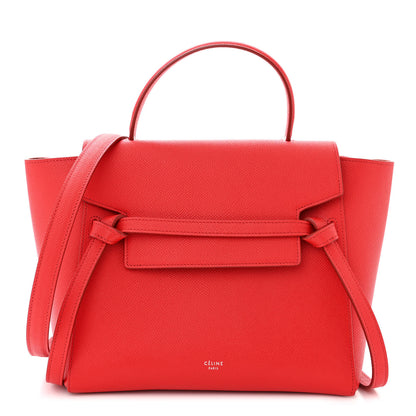 Celine Baby Grained Calfskin Micro Belt Bag Poppy 1 of 12