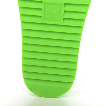 Fendi Rubber Logo Slide Sandals 9 Green 10 of 11